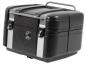 Preview: Gobi Topcase Black Edition - schwarz mit silbernen Inlays