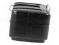 Preview: Gobi Topcase Black Edition - schwarz mit silbernen Inlays