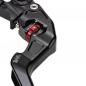 Preview: Bremshebel- und Kupplungshebel Set, CNC gefräst passend für Aprilia Tuareg 660 (XB) 22- Schwarz Glänzend Eloxiert