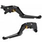 Preview: Bremshebel- und Kupplungshebel Set, CNC gefräst passend für BMW R 1300 GS 23- Gold Glänzend Eloxiert