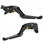Preview: Bremshebel- und Kupplungshebel Set, CNC gefräst passend für BMW F 850 GS / Adventure / Low 18- Gold Glänzend Eloxiert