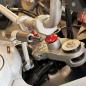 Preview: Lenkererhöhung 20 mm passend für Ducati DesertX Rot Eloxiert 22-