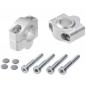 Preview: Lenkererhöhung 20 mm passend für BMW K1 (BMW100) 89-92 Silber Eloxiert