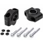 Preview: Handlebar risers 20 mm suitable for Yamaha XV 750 Virago (4FY) 92-94 black anodized