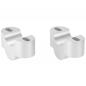 Preview: Handlebar risers 25 mm suitable for Triumph Street Triple 765 R / RS / S silver anodized