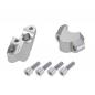 Preview: Handlebar risers 30 mm with offset 17 mm suitable for KTM 250 DUKE silver andodized