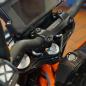 Preview: Lenkererhöhung 30 mm mit Versatz 17 mm passend für KTM 390 DUKE Schwarz Eloxiert