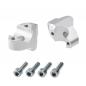 Preview: Handlebar risers 30 mm with offset 19 mm suitable for KTM 1190 Adventure R 13-16 silver anodized