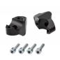 Preview: Handlebar risers 30 mm with offset 19 mm suitable for KTM 350 EXC 16- black anodized