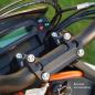 Preview: Handlebar risers 30 mm with offset 19 mm suitable for KTM 350 EXC 16- black anodized