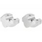 Preview: Handlebar risers 30 mm with offset 20 mm suitable for Triumph Speed Triple 1050 R (2012-2015) silver anodized