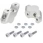 Preview: Handlebar risers 30 mm with offset 20 mm suitable for Triumph Speed Triple 1050 R (2012-2015) silver anodized