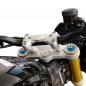 Preview: Handlebar risers 30 mm with offset 20 mm suitable for Triumph Speed Triple 1050 R (2016-2020) silver anodized