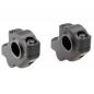 Preview: Lenkererhöhung 30 mm mit Versatz 21 mm passend für BMW F 650 GS Twin 07-12 Schwarz Eloxiert