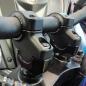 Preview: Lenkererhöhung 30 mm mit Versatz 21 mm passend für Moto Guzzi V85TT ´19-> Silber Eloxiert