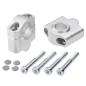 Preview: Handlebar risers 30 mm suitable for Triumph Trophy 1200 (T300) 92-93 silver anodized