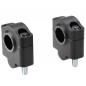 Preview: Lenkererhöhung 30 mm passend für Yamaha SR 500 (48T) 84-98 Schwarz Eloxiert
