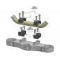 Preview: Lenkerumbau auf Fat-Bar, 20 mm Erhöhung passend für BMW F 650 GS (E650G) 03-06 Schwarz Eloxiert