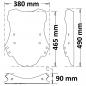 Preview: mittleres-transparentes-windschild-passend-fur-benelli-trk-502-2017