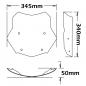 Preview: Windshield suitable for BMW R1200 GS, R1250 GS & Adventure - Height 340 mm
