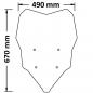 Preview: Windschild passend für BMW F900 XR - Höhe 670mm