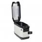 Preview: valise Xplorer-30litres-gauche-argent-couvercle ouvert