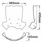 Preview: Windshield suitable for BMW F700 GS - Height 415mm