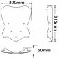 Preview: Windshield suitable for BMW F800 R (2015-) - Height 315mm