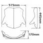 Preview: Windshield suitable for BMW F800 ST