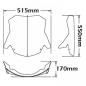 Preview: Windshield suitable for BMW F800 ST - Height: 550mm