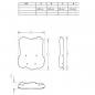 Preview: Windshield suitable for BMW F850 GS - Height 415mm