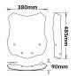 Preview: Windschild passend für BMW G310 GS - Höhe 485mm