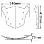 Preview: Windshield suitable for BMW K1200 GT (2006-) & K1300 GT - Height 410m