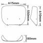 Preview: Windschild passend für BMW K1200 LT - Höhe 550mm