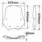 Preview: Windschild passend für BMW R1200 R (-2010) - Höhe 445mm