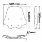 Preview: Windschild passend für BMW R1200 R (-2010) - Höhe 460mm
