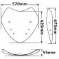 Preview: Windschild passend für BMW R1200 RT (2005-2009) - Höhe 620mm