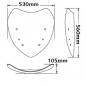 Preview: Pare-brise convient à BMW R1200 RT (2010-2014) - Hauteur 560mm