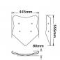 Preview: Windshield suitable for BMW S1000 XR - Height: 555 mm