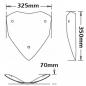 Preview: Windschild passend für Ducati Multistrada (2015-) - Höhe 350mm