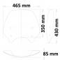 Preview: Windschild passend für Moto Guzzi Audace - Hoehe: 350mm