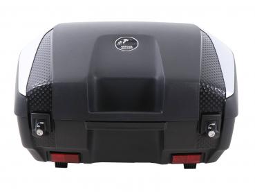 Junior Topcase 55 Flash - silberne Blenden