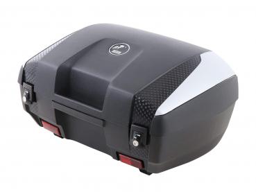Junior Topcase 55 Flash - silberne Blenden