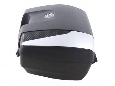 Junior Topcase 55 Flash - silberne Blenden