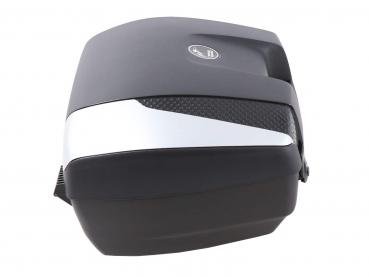 Junior Topcase 55 Flash - silberne Blenden
