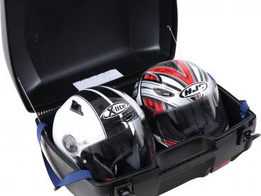 Junior Topcase 55 Flash - silberne Blenden