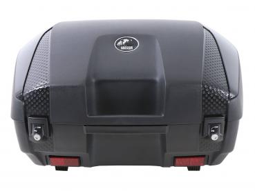 Junior Topcase 55 Flash - glanz-schwarze Blenden