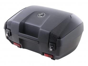 Junior Topcase 55 Flash - glanz-schwarze Blenden
