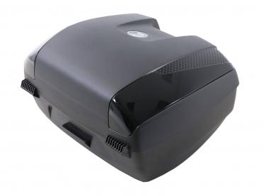 Junior Topcase 55 Flash - glanz-schwarze Blenden