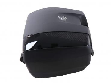 Junior Topcase 55 Flash - glanz-schwarze Blenden